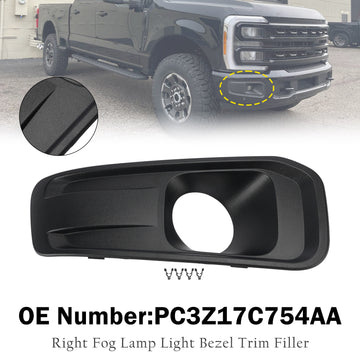 Ford F-250/F-350 Super Duty 6,7L 6,8L 7,3L 2023-2025 Lunette de phare antibrouillard droite PC3Z17C754AA - 0