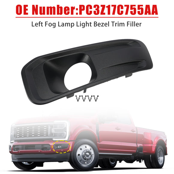 Linke Nebelscheinwerfer-Lichtblende PC3Z17C755AA für Ford F250/350/450/550 2023–2025