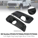 Left Right Fog Lamp Light Bezel Trim Filler For Ford F250/350/450/550 2023-2025-2