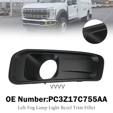 2023-2024 Ford F-450/F-550 Super Duty 6.7L 7.3L linker mistlamp lichtomlijsting PC3Z17C755AA - 0