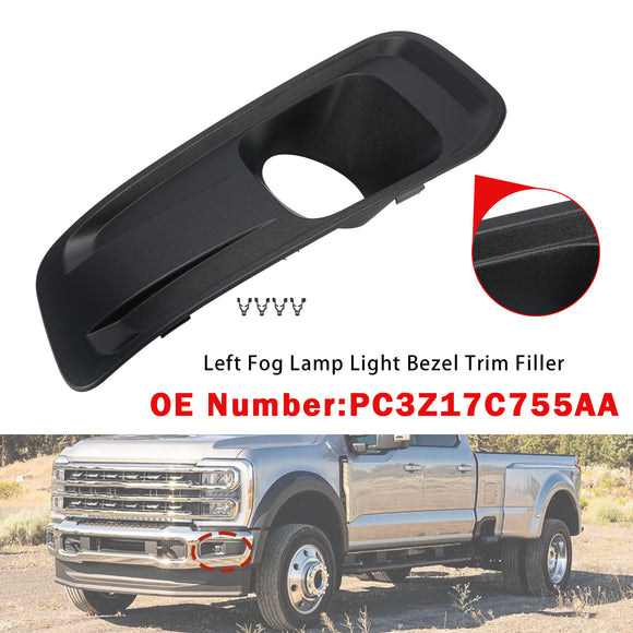 Linke Nebelscheinwerfer-Lichtblende PC3Z17C755AA für Ford F250/350/450/550 2023–2025