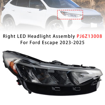 2023-2025 Ford Escape Right LED Headlight Assembly Passenger Side PJ6Z13008C - 0
