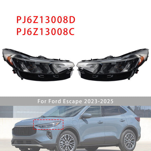 Links + rechts LED-Scheinwerferbaugruppe PJ6Z13008D PJ6Z13008C für Ford Escape 23-2025