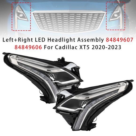 Gruppo faro LED sinistro + destro 84849607 84849606 per Cadillac XT5 2020-2023