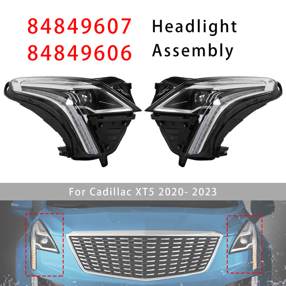 Gruppo faro LED sinistro + destro 84849607 84849606 per Cadillac XT5 2020-2023