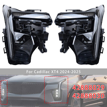 2024-2025 Cadillac XT4 Left + Right Pair LED Headlight Assembly 42888029 42888030 - 0