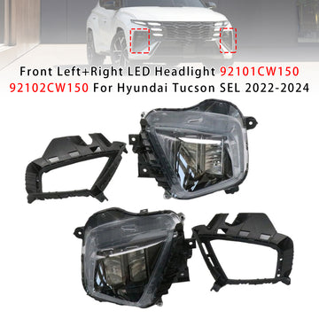 2022-2024 Hyundai Tucson Sel Vasen etuvalo+oikea led-ajovalo - 0
