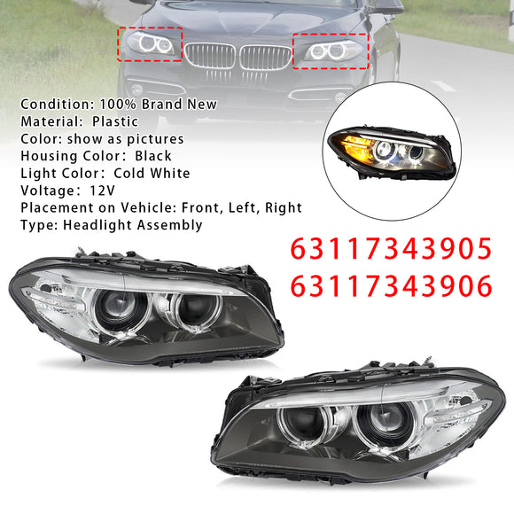 Phare au xénon HID avant gauche + droit sans AFS pour BMW série 5 528i 535i 2014-2017
