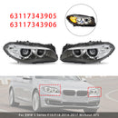 Phare au xénon HID avant gauche + droit sans AFS pour BMW série 5 528i 535i 2014-2017-4