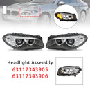 Phare au xénon HID avant gauche + droit sans AFS pour BMW série 5 528i 535i 2014-2017-3