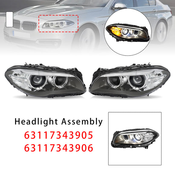 Phare au xénon HID avant gauche + droit sans AFS pour BMW série 5 528i 535i 2014-2017
