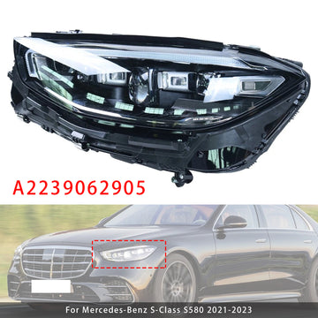 Mercedes-Benz S-Class S580 2021-2023 Left LED Headlight Assembly A2239062905 2239062905 - 0
