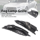 Schwarze Frontstoßstangen-Nebelscheinwerfer-Kühlergrill-Abdeckungsblende für Audi S7 A7 S-Line 2012–2015-3