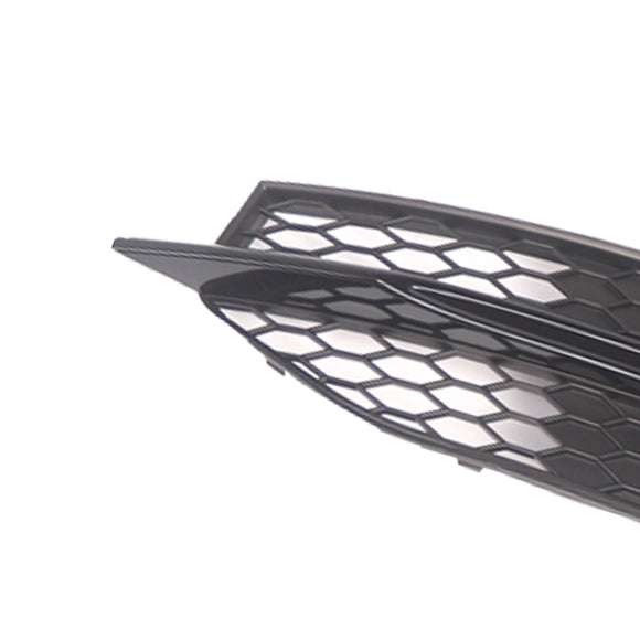 Schwarze Frontstoßstangen-Nebelscheinwerfer-Kühlergrill-Abdeckungsblende für Audi S7 A7 S-Line 2012–2015