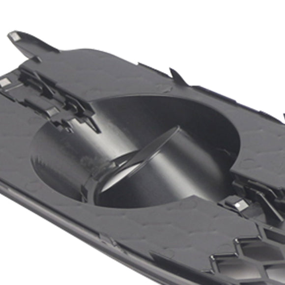 Schwarze Frontstoßstangen-Nebelscheinwerfer-Kühlergrill-Abdeckungsblende für Audi S7 A7 S-Line 2012–2015