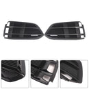 Schwarze Frontstoßstange, Nebelscheinwerfer, Grill, Grillabdeckung, Blende, passend für Audi A5 2017–2019-6