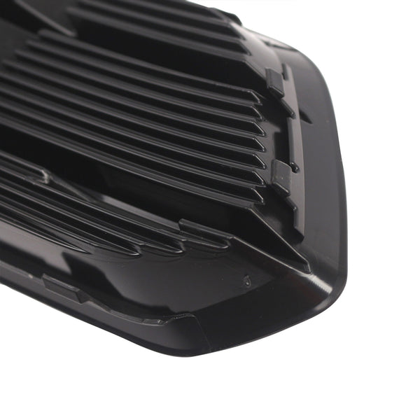 Schwarze Frontstoßstange, Nebelscheinwerfer, Grill, Grillabdeckung, Blende, passend für Audi A5 2017–2019