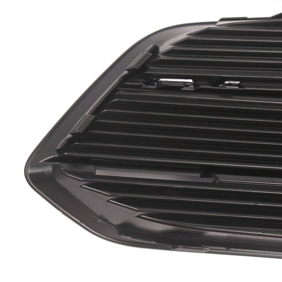 Schwarz/Chrom Frontstoßstange Nebelscheinwerfer Gitterabdeckung Blende passend für Audi A5 2017–2019