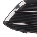 Schwarz/Chrom Frontstoßstange Nebelscheinwerfer Gitterabdeckung Blende passend für Audi A5 2017–2019-12