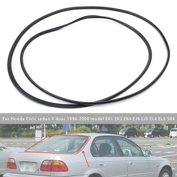 1996-2000 Honda Civic sedan 4 deurs EJ8 EJ9 EL4 EL5 Achterruit Voorruitafdichting Rubber 73210-S04-003 73210-S21-T00 - 0