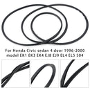 Heckscheiben-Windschutzscheiben-Dichtungsgummi für Honda Civic EK3 EK4 EJ8 EJ9 EL4-6