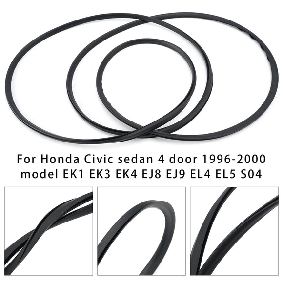 Heckscheiben-Windschutzscheiben-Dichtungsgummi für Honda Civic EK3 EK4 EJ8 EJ9 EL4