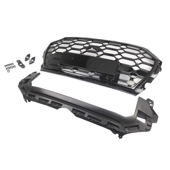 Vorne im RSQ5-Stil, Wabengitter, passend für Audi Q5 SQ5 2021–2025