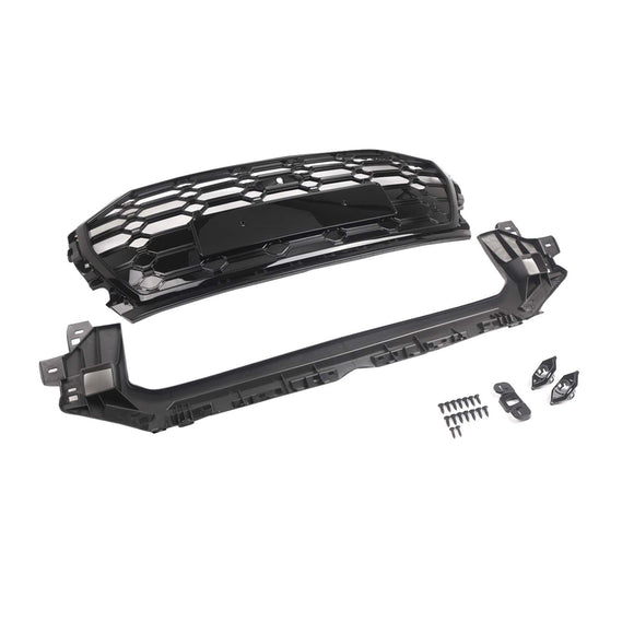 Vorne im RSQ5-Stil, Wabengitter, passend für Audi Q5 SQ5 2021–2025