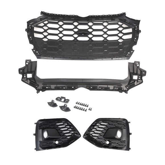 Frontstoßstangengitter, Wabengitter, Nebelscheinwerferabdeckung, passend für Audi Q5 2021–2025