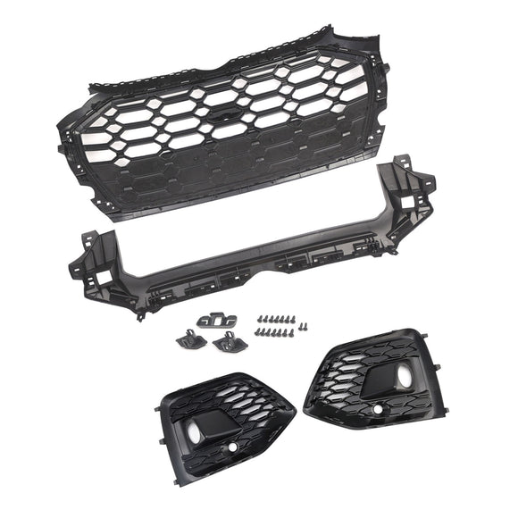 Frontstoßstangengitter, Wabengitter, Nebelscheinwerferabdeckung, passend für Audi Q5 2021–2025
