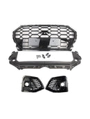 Frontstoßstangengitter, Wabengitter, Nebelscheinwerferabdeckung, passend für Audi Q5 2021–2025-13