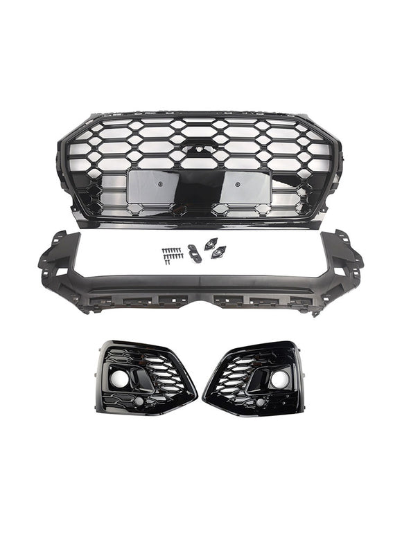 Frontstoßstangengitter, Wabengitter, Nebelscheinwerferabdeckung, passend für Audi Q5 2021–2025