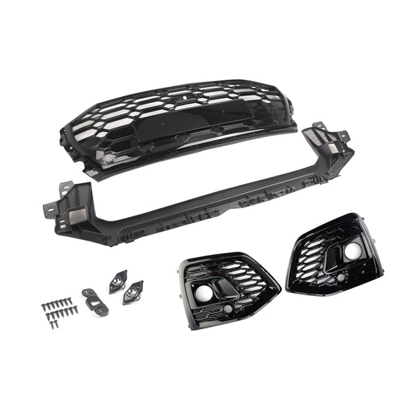 Frontstoßstangengitter, Wabengitter, Nebelscheinwerferabdeckung, passend für Audi Q5 2021–2025
