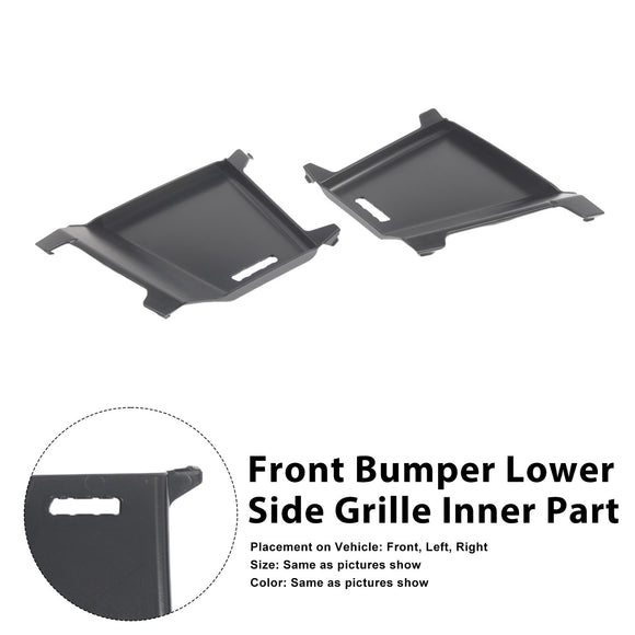 2PCS Frontstoßstangengitter Innenteil 4M0807151B Passend für Audi Q7 S-Line 2016-2019