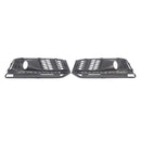 Calandre de phare antibrouillard noire pour pare-choc avant, 2 pièces, compatible avec Audi A4 B9 S4 2016 – 2019-6