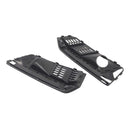 Calandre de phare antibrouillard noire pour pare-choc avant, 2 pièces, compatible avec Audi A4 B9 S4 2016 – 2019-7