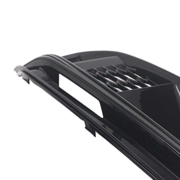 Calandre de phare antibrouillard noire pour pare-choc avant, 2 pièces, compatible avec Audi A4 B9 S4 2016 – 2019