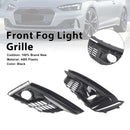 Couverture de calandre de phare antibrouillard pour pare-choc avant, 2 pièces, pour Audi A5 S5 s-line 2018 – 2019-3