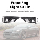 Couverture de calandre de phare antibrouillard pour pare-choc avant, 2 pièces, pour Audi A5 S5 s-line 2018 – 2019-4