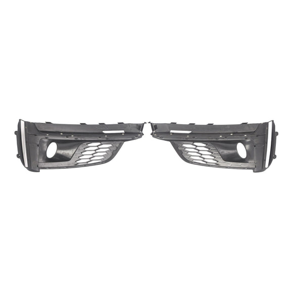 Couverture de calandre de phare antibrouillard pour pare-choc avant, 2 pièces, pour Audi A5 S5 s-line 2018 – 2019
