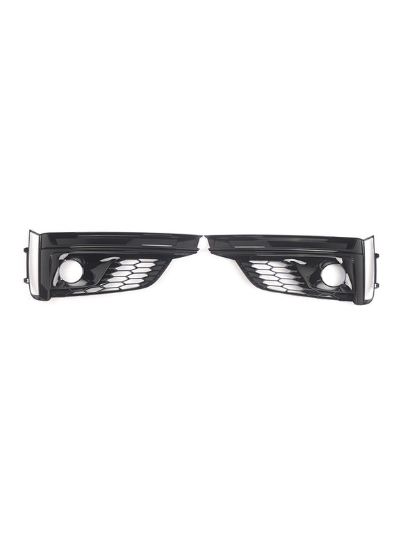 Couverture de calandre de phare antibrouillard pour pare-choc avant, 2 pièces, pour Audi A5 S5 s-line 2018 – 2019