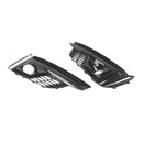 Couverture de calandre de phare antibrouillard pour pare-choc avant, 2 pièces, pour Audi A5 S5 s-line 2018 – 2019-17