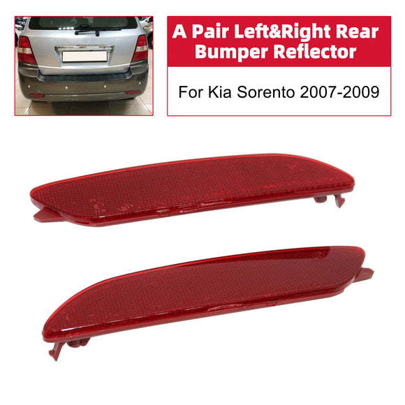 Una coppia rimasta&RCatarifrangente posteriore per paraurti per Kia Sorento 2007-2009