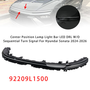 2024-2026 Hyundai Sonata keskiasentovalon valopalkki LED DRL W/O peräkkäinen suuntavilkku - 0