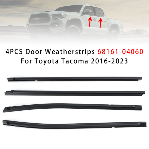 4PCS Türdichtungsstreifen 68161-04060 für Toyota Tacoma 2016-2023