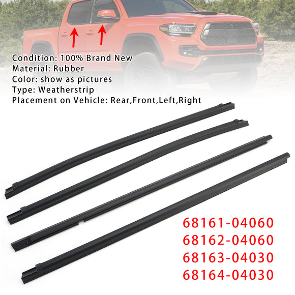 4PCS Türdichtungsstreifen 68161-04060 für Toyota Tacoma 2016-2023