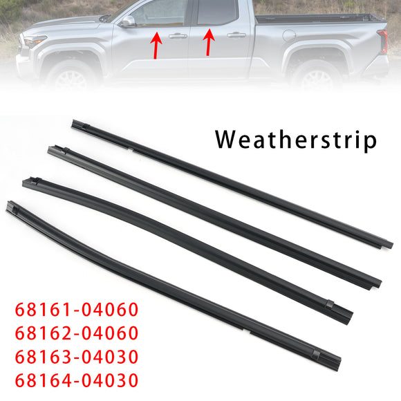 4PCS Türdichtungsstreifen 68161-04060 für Toyota Tacoma 2016-2023