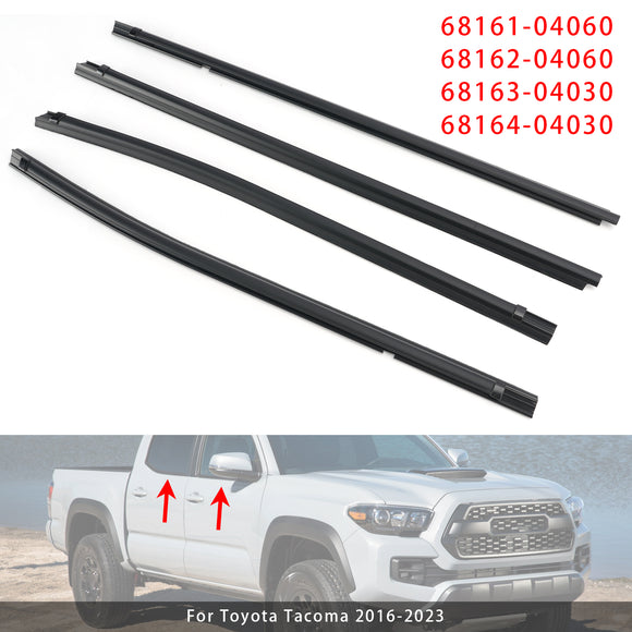 4PCS Türdichtungsstreifen 68161-04060 für Toyota Tacoma 2016-2023