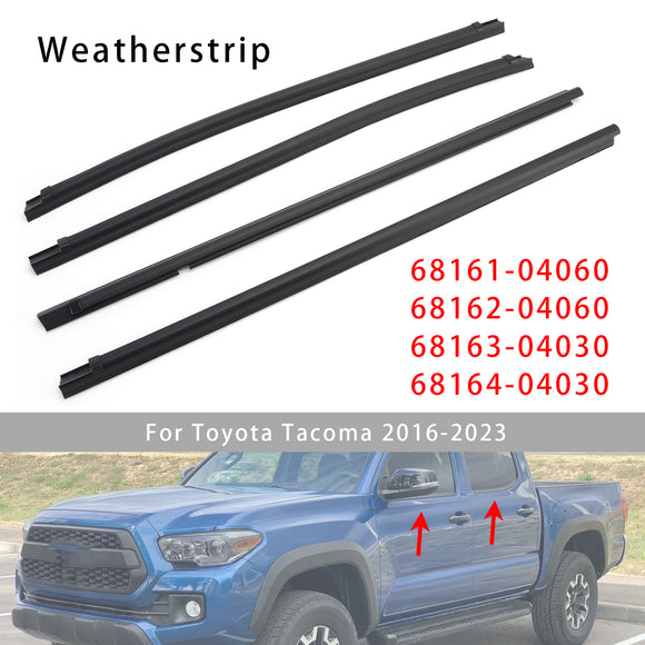 4PCS Türdichtungsstreifen 68161-04060 für Toyota Tacoma 2016-2023