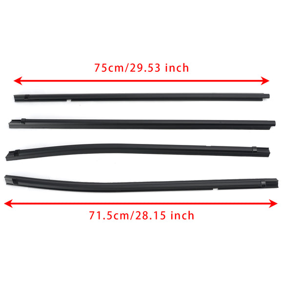 4PCS Türdichtungsstreifen 68161-04060 für Toyota Tacoma 2016-2023
